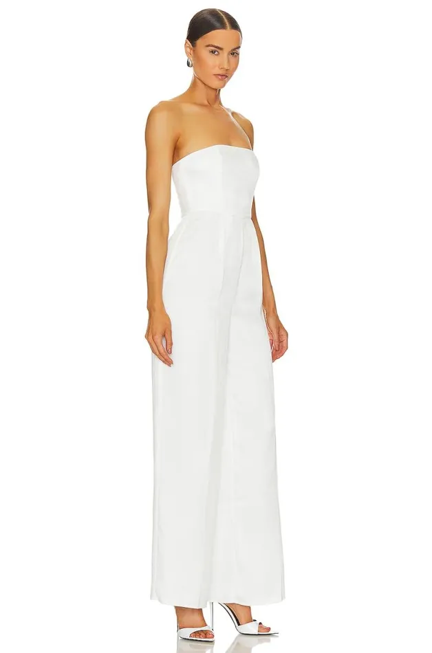 Cambri Jumpsuit Ivory White Women Lovers and Friends Jumpsuits
