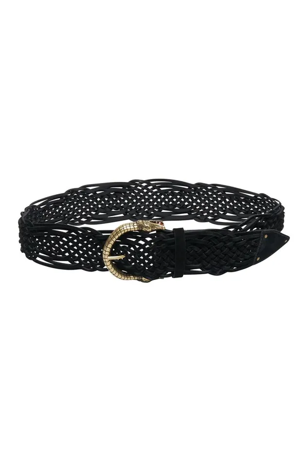 Camilla Belts Women Woven Suede Belt Liv A Little