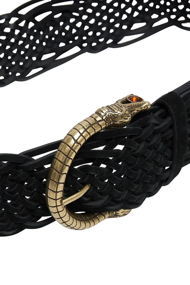 Camilla Belts Women Woven Suede Belt Liv A Little