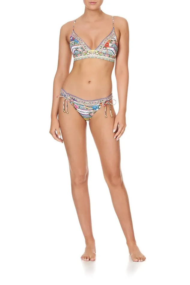 Camilla Bikinis Women Lace Back Tri Bra Party In The Palace
