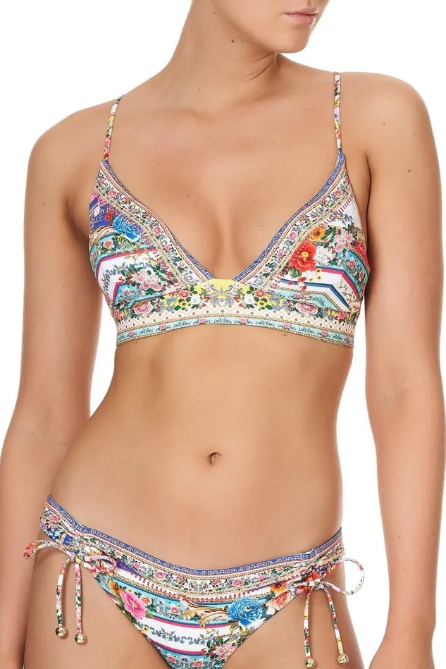 Camilla Bikinis Women Lace Back Tri Bra Party In The Palace