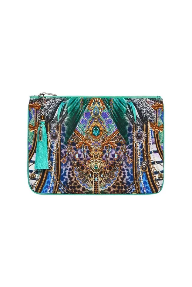 Camilla Clutch Bags Women Small Canvas Clutch Animal Army