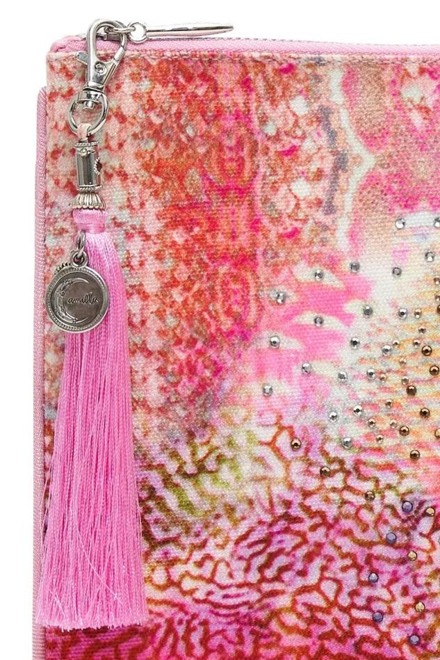 Camilla Clutch Bags Women Small Canvas Clutch Serpentine Dreams