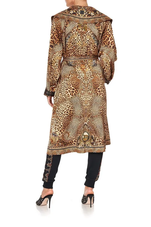 Camilla Jackets Women Loose Longline Trench Lady Lodge