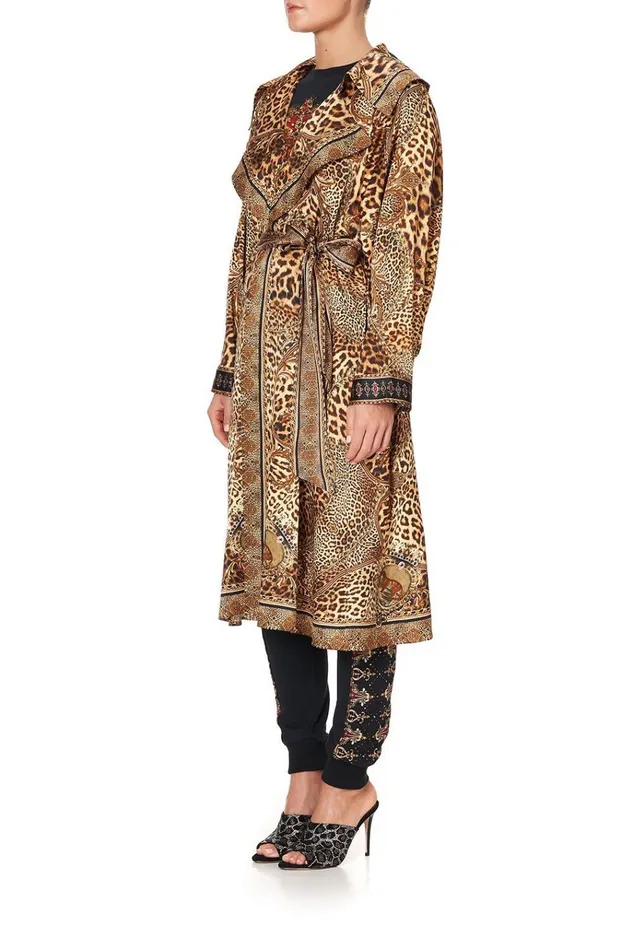 Camilla Jackets Women Loose Longline Trench Lady Lodge