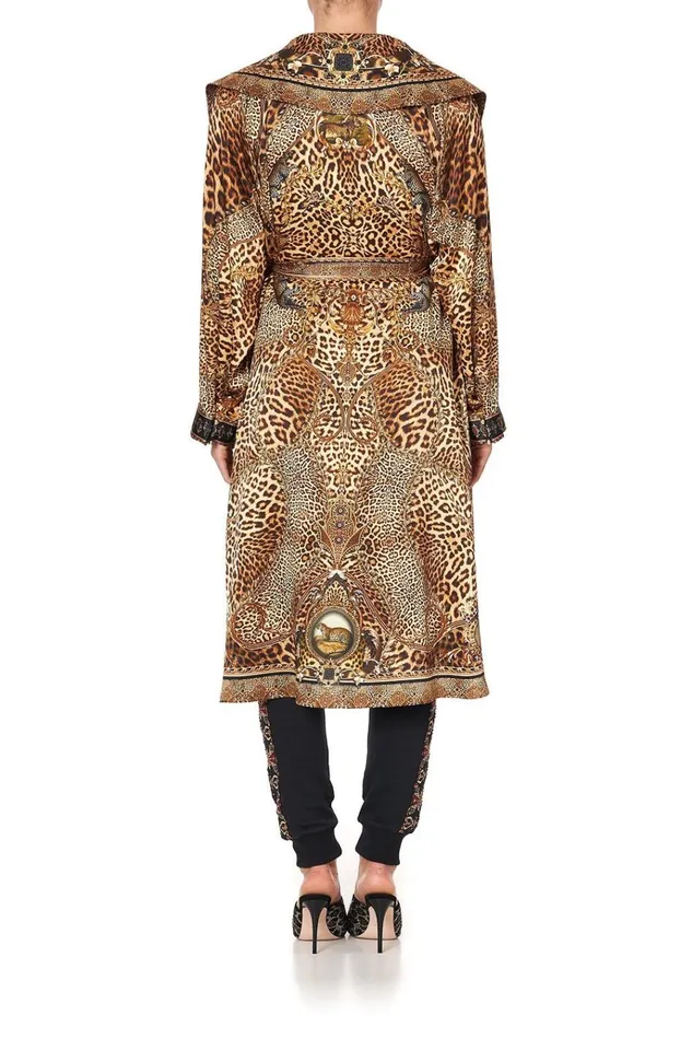 Camilla Jackets Women Loose Longline Trench Lady Lodge