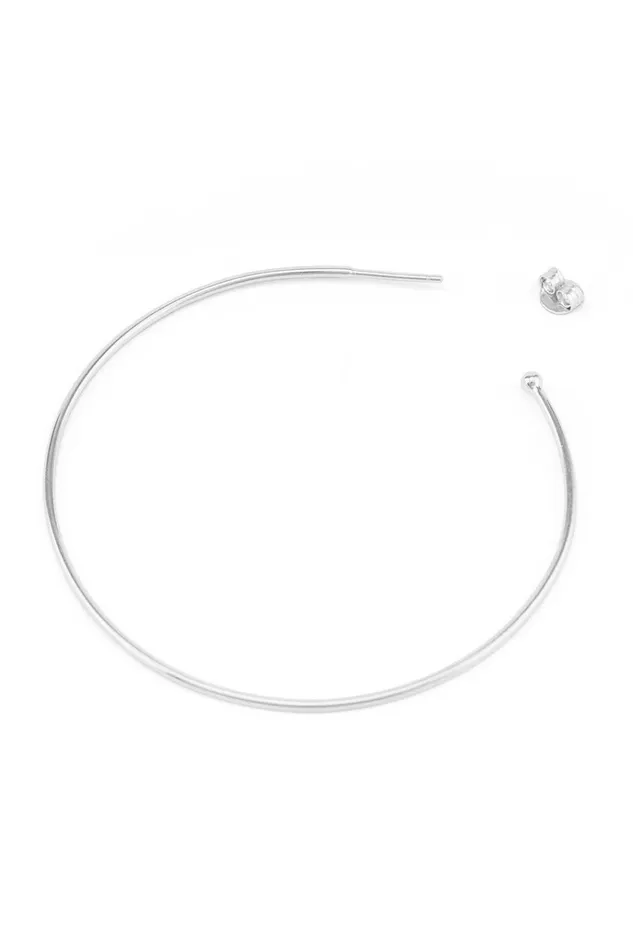 Camilla Jewellery Women By Charlotte Hoop Earings Silver Plated