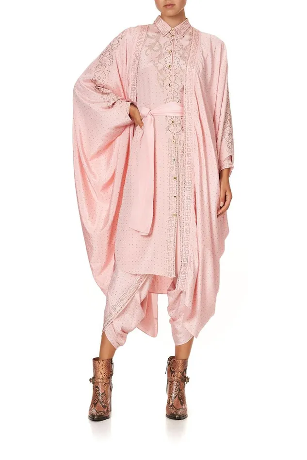 Camilla Kimonos Women Layer With Centre Back Panel Luxe Pink