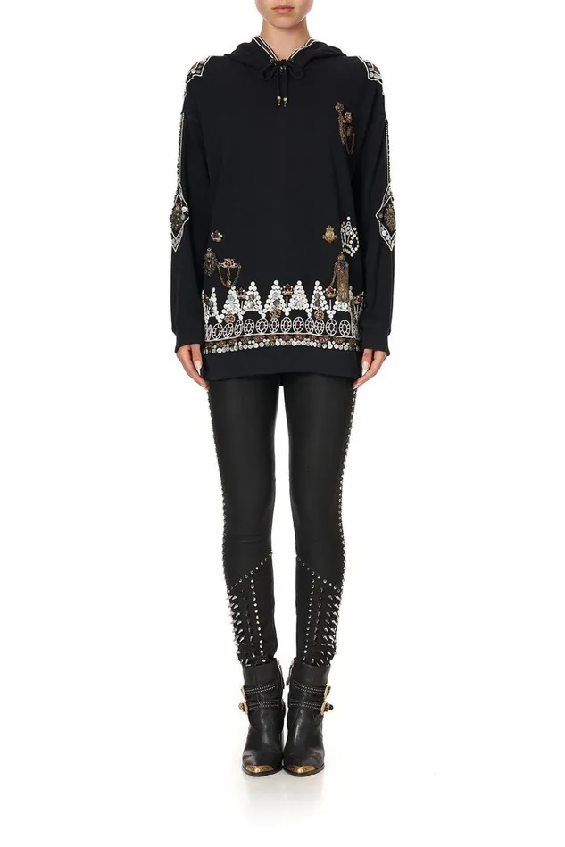 Camilla Knitwear Women Hoodie With Pockets Punk Of Primrose