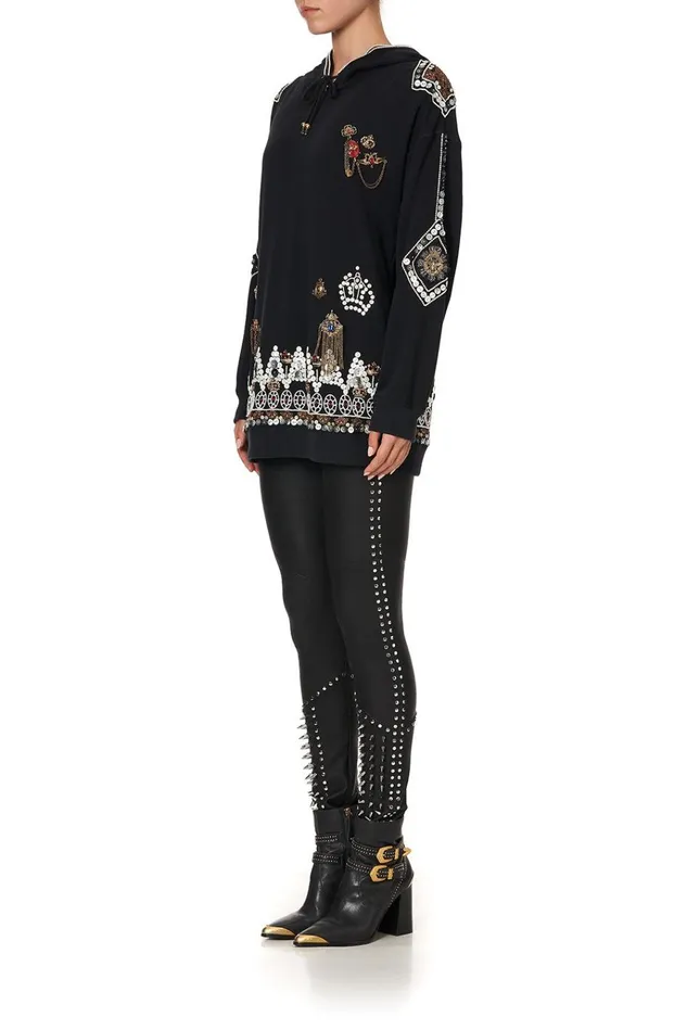 Camilla Knitwear Women Hoodie With Pockets Punk Of Primrose