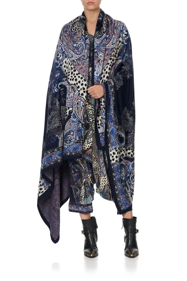 Camilla Knitwear Women Knit Jacquard Blanket Festival Express