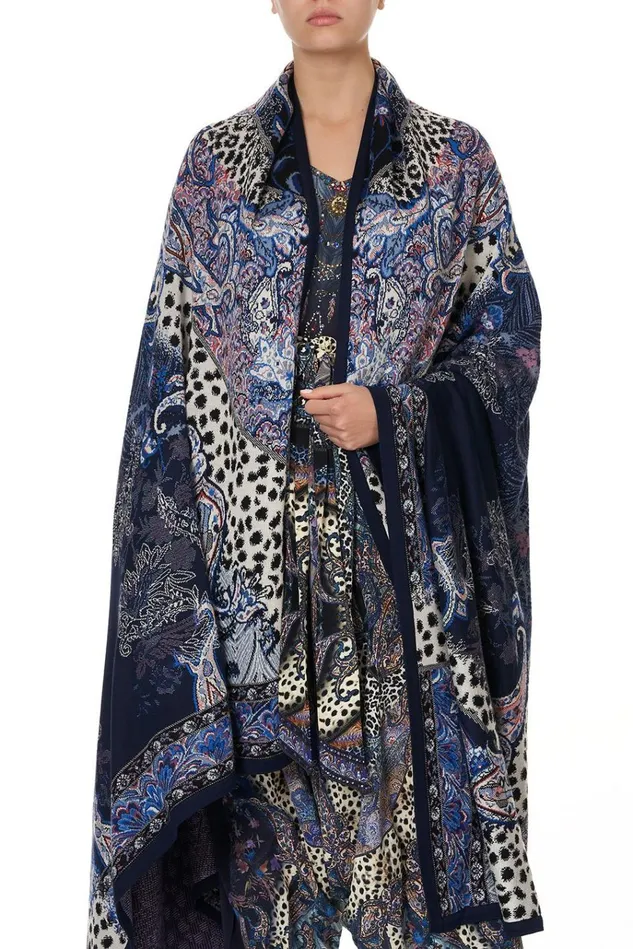Camilla Knitwear Women Knit Jacquard Blanket Festival Express