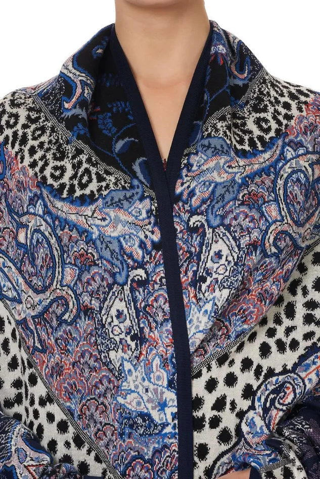 Camilla Knitwear Women Knit Jacquard Blanket Festival Express