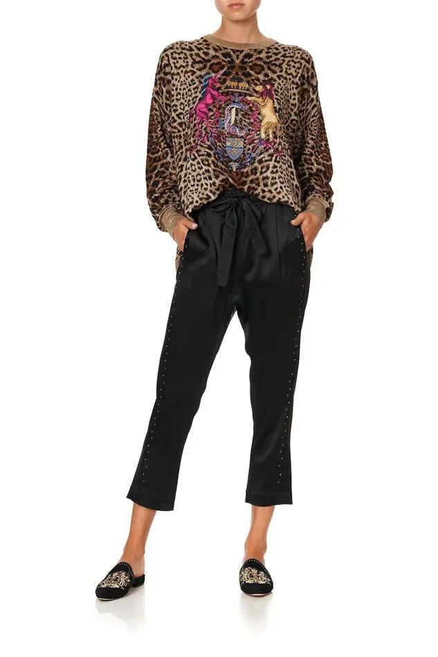 Camilla Knitwear Women Knit Printed Jumper Poetic Anarchy