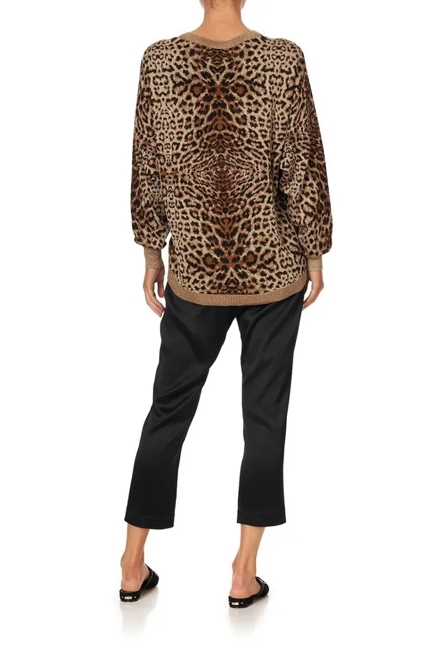 Camilla Knitwear Women Knit Printed Jumper Poetic Anarchy