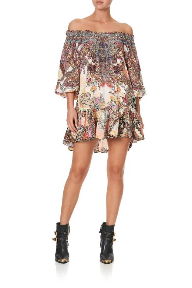 Camilla Party Dresses Women Off Shoulder Dress With Straps Carnaby Disco