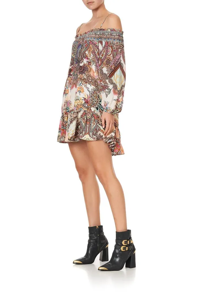 Camilla Party Dresses Women Off Shoulder Dress With Straps Carnaby Disco