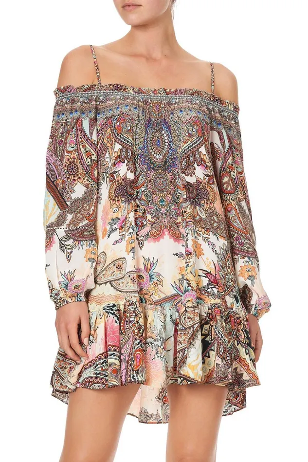 Camilla Party Dresses Women Off Shoulder Dress With Straps Carnaby Disco