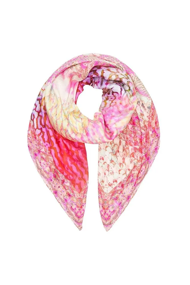 Camilla Scarves Women Large Square Scarf Serpentine Dreams