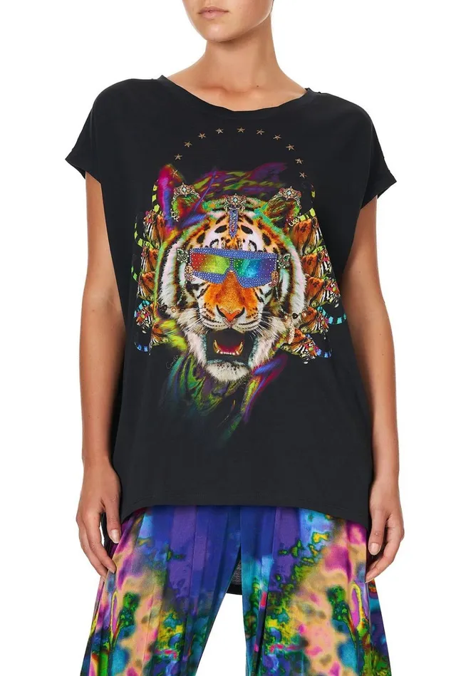 Camilla Tees Women Extended Sleeve Tee Acid Abbey