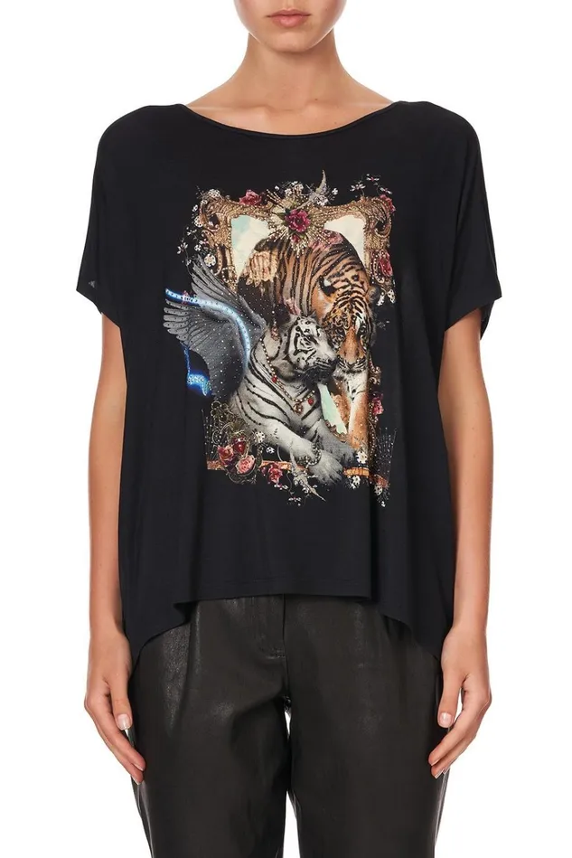 Camilla Tees Women Loose Fit Boxy Tee Montagues Capulet