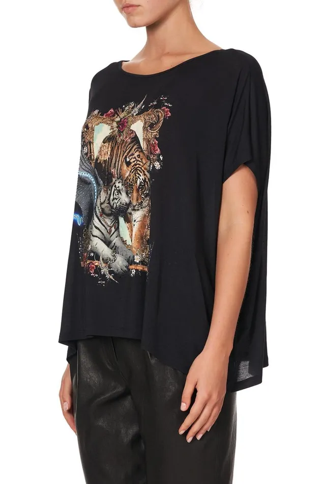 Camilla Tees Women Loose Fit Boxy Tee Montagues Capulet