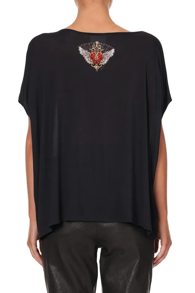 Camilla Tees Women Loose Fit Boxy Tee Montagues Capulet