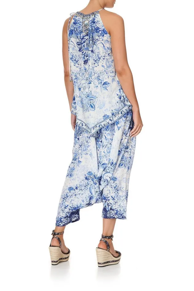 Camilla Tops Women Handkerchief Hem Tank High Tea