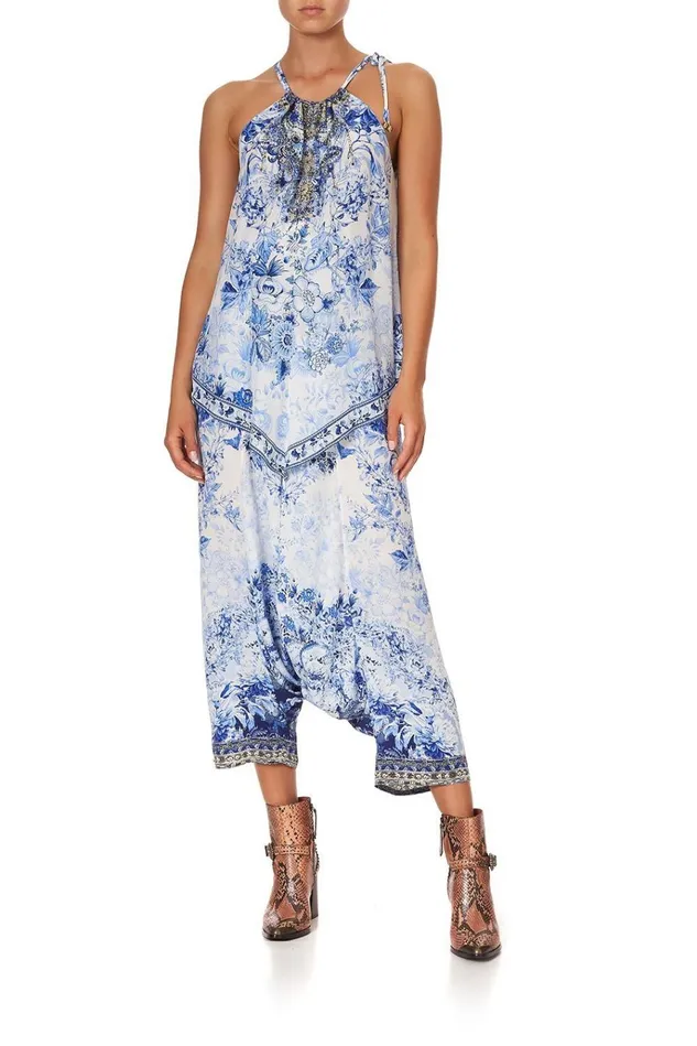 Camilla Tops Women Handkerchief Hem Tank High Tea
