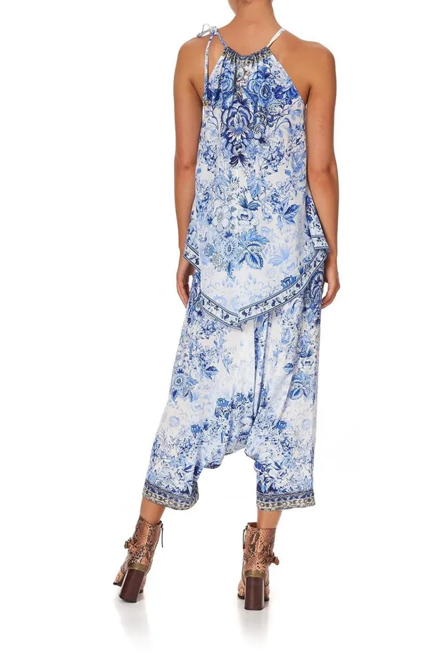 Camilla Tops Women Handkerchief Hem Tank High Tea