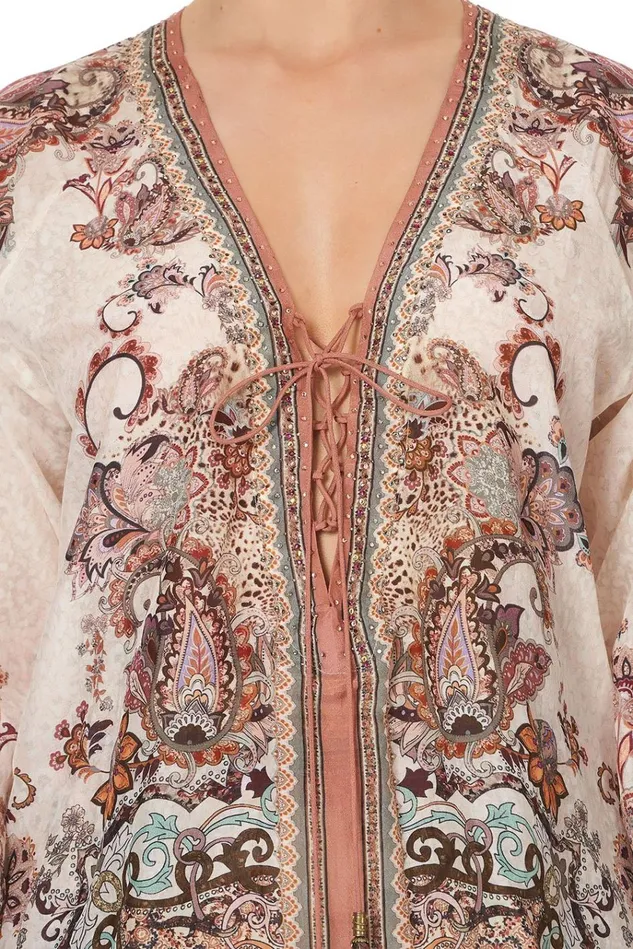 Camilla Tops Women Lace Up Blouse Tales Of Talitha