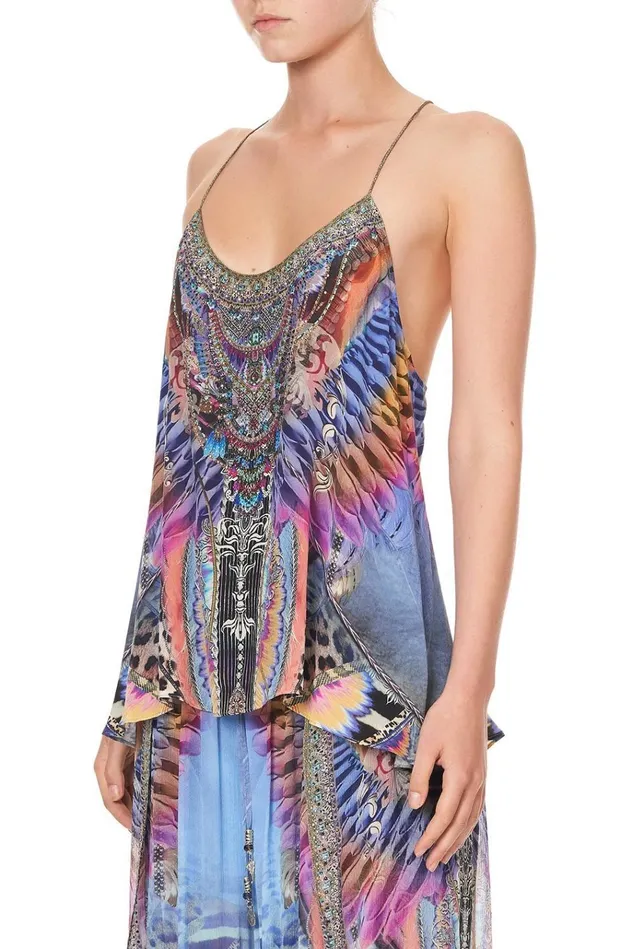 Camilla Tops Women T Back Shoestring Top Love On The Wing