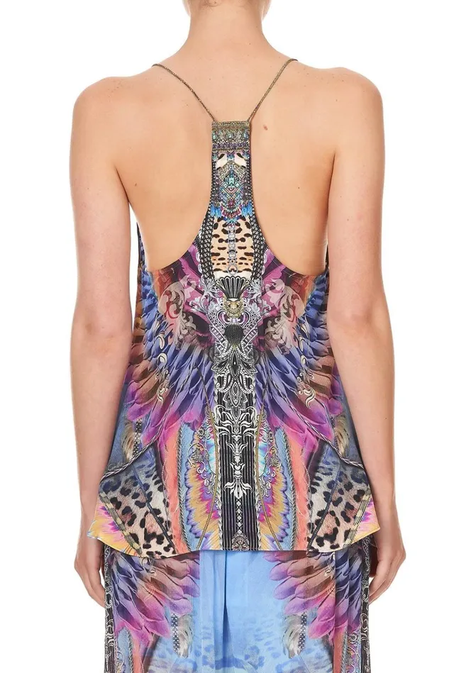 Camilla Tops Women T Back Shoestring Top Love On The Wing