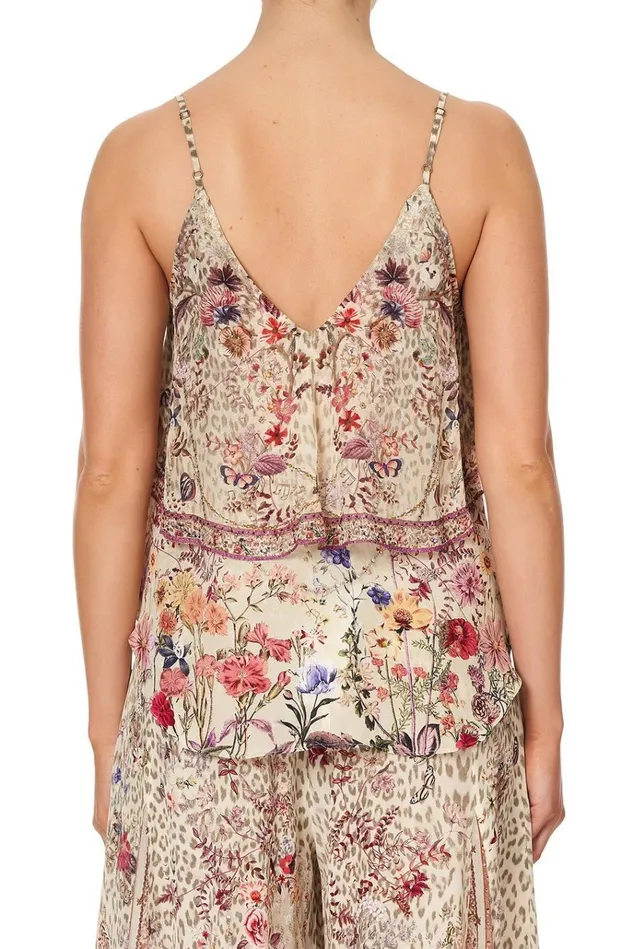 Camilla Tops Women Top With Neckline Frill Drifting Dreamer