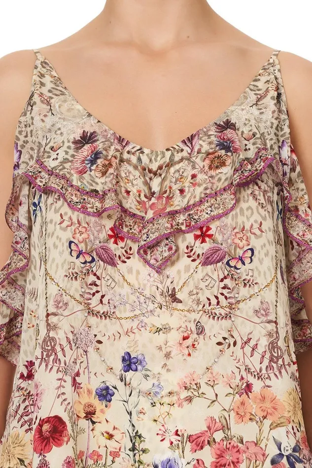 Camilla Tops Women Top With Neckline Frill Drifting Dreamer