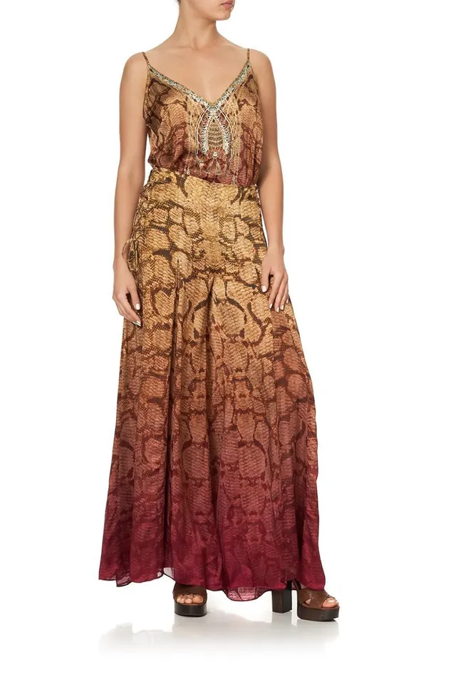Camilla Trousers and Leggings Women Flares With Lace Up Side Coastal Treasure