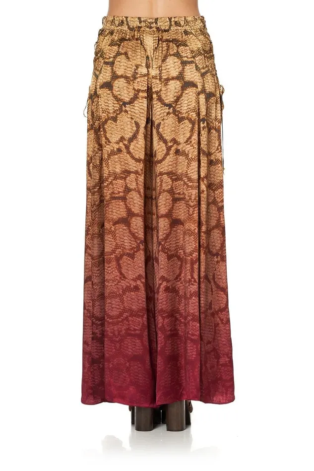 Camilla Trousers and Leggings Women Flares With Lace Up Side Coastal Treasure
