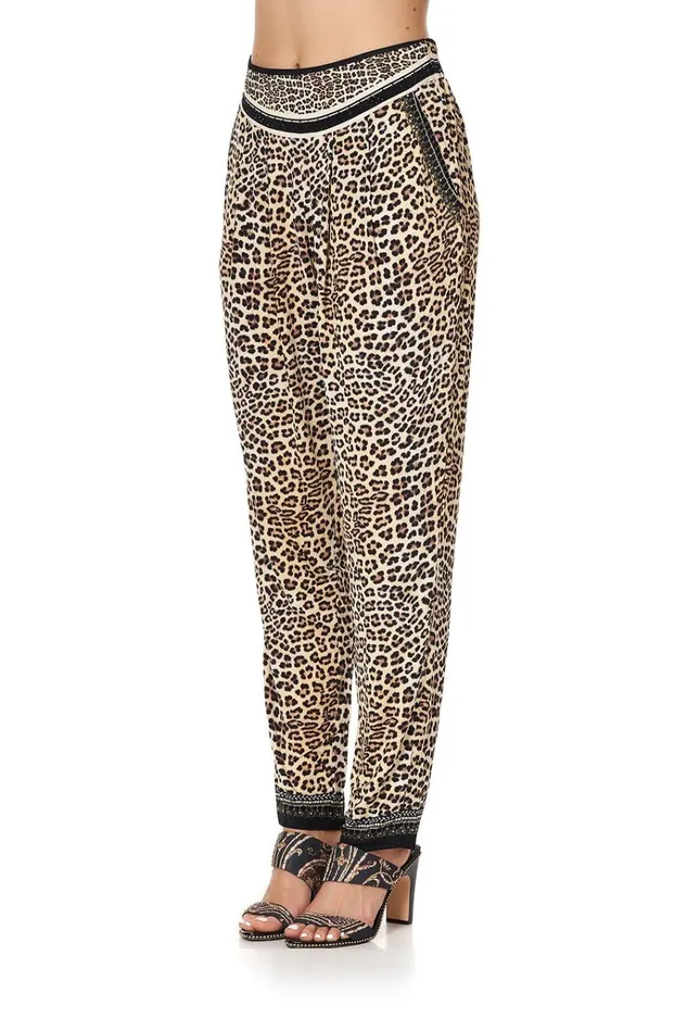 Camilla Trousers and Leggings Women Harem Pants With Front Pleats Sex Kitten
