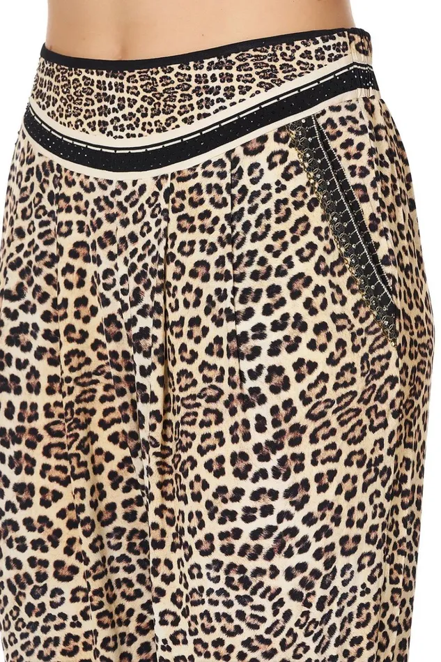 Camilla Trousers and Leggings Women Harem Pants With Front Pleats Sex Kitten