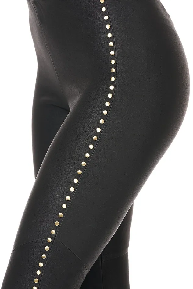 Camilla Trousers and Leggings Women Legging With Invisible Zip Leather
