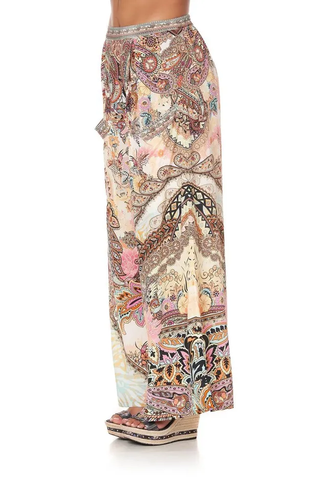 Camilla Trousers and Leggings Women Wide Leg Trouser With Front Pockets Carnaby Disco