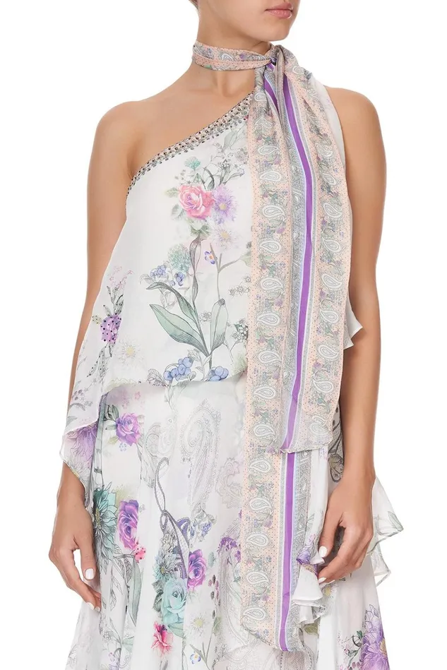Camilla Wedding Guest Dresses Women Asymmetrical Neck Tie Dress Forever Far
