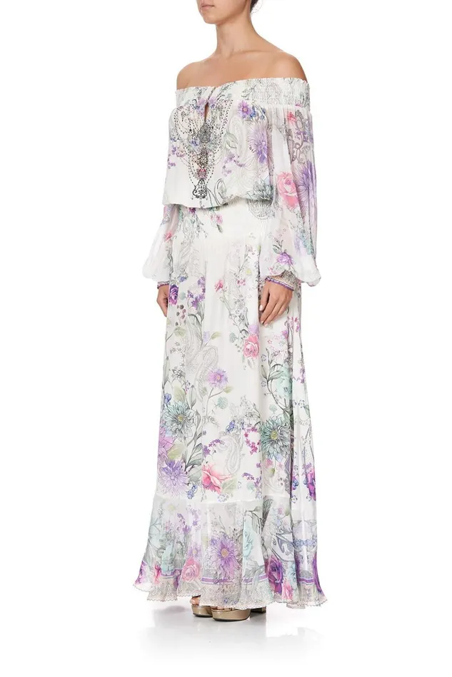 Camilla Wedding Guest Dresses Women Off Shoulder Shirred Dress Forever Far