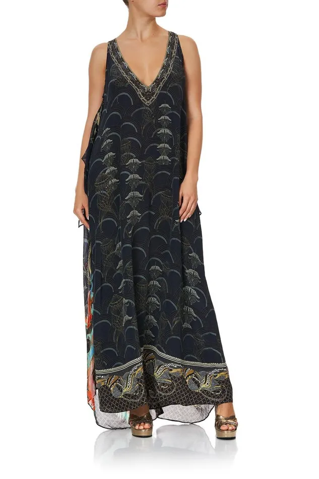 Camilla Wedding Guest Dresses Women Tie Front Multiwear Dress Wise Wings