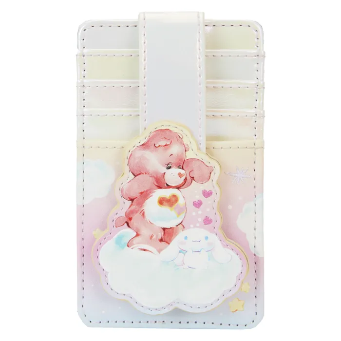 Care Bears X Sanrio Exclusive Hello Kitty and Friends CareALot Card Holder Unisex Loungefly Bags and Wallets Care Bears X Sanrio Exclusive Hello Kitty and Friends CareALot Card Holder Unisex Loungefly Bags and Wallets