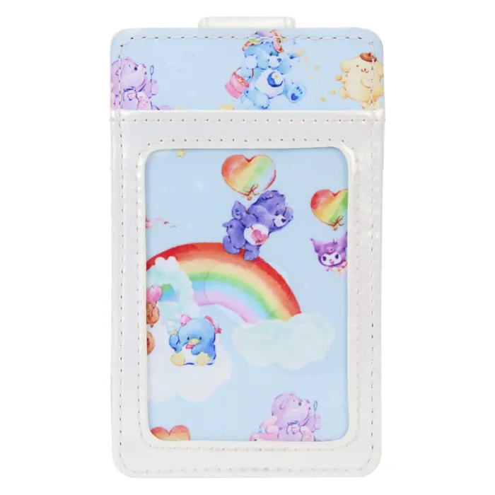 Care Bears X Sanrio Exclusive Hello Kitty and Friends CareALot Card Holder Unisex Loungefly Bags and Wallets Care Bears X Sanrio Exclusive Hello Kitty and Friends CareALot Card Holder Unisex Loungefly Bags and Wallets