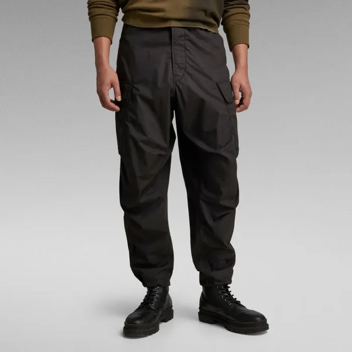 Cargos and Chinos Men GStar RAW Balloon Cargo Pants Relaxed Tapered Dark Black Cargos and Chinos Men GStar RAW Balloon Cargo Pants Relaxed Tapered Dark Black
