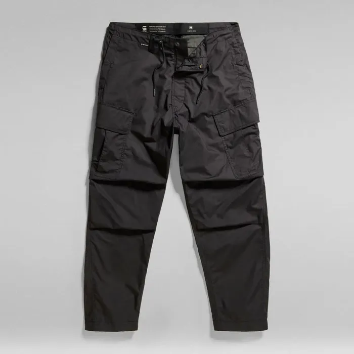 Cargos and Chinos Men GStar RAW Balloon Cargo Pants Relaxed Tapered Dark Black