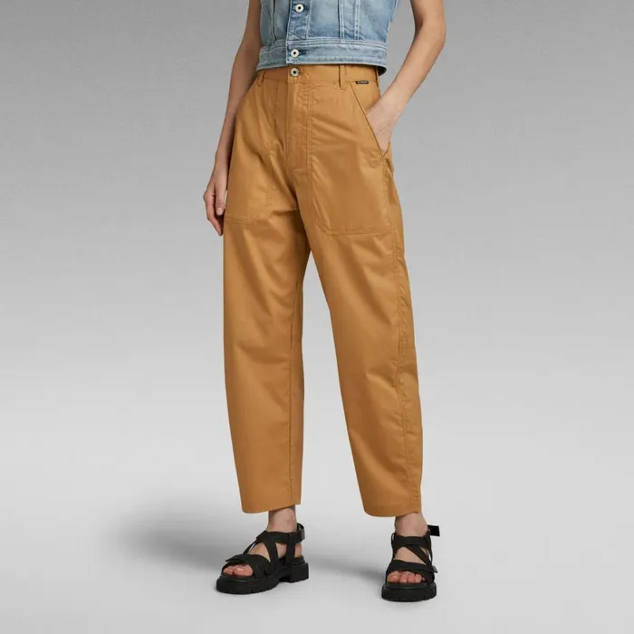 Cargos and Chinos Women GStar RAW 3D Fatigue Boyfriend New Pants Chipmunk