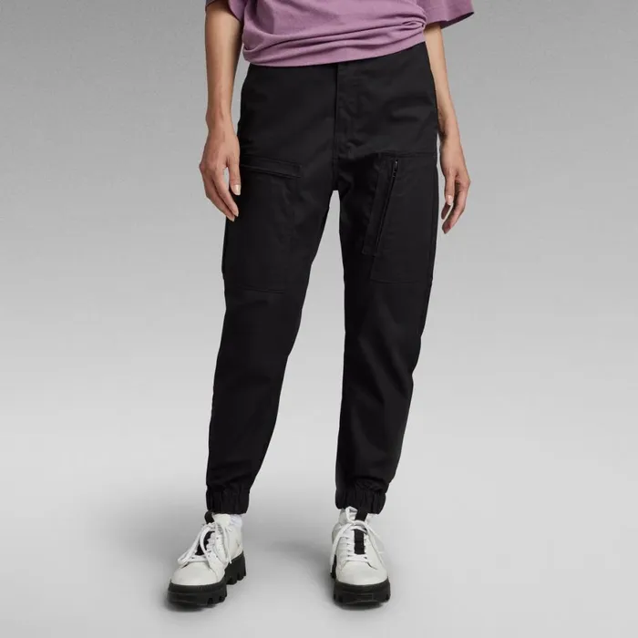 Cargos and Chinos Women GStar RAW Regular Cargo Boyfriend Pants Dark Black